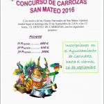 CONCURSO DE CARROZAS SAN MATEO 2016