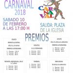 PREMIADOS Y FOTOGRAFÍAS DEL CARNAVAL 2018