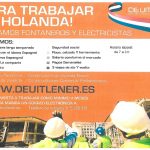 OFERTAS DE EMPLEO DE FONTANERÍA Y  ELECTRICISTAS PARA HOLANDA