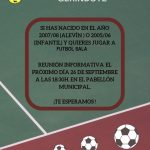 REUNIÓN INFORMATIVA ESCUELAS DE FÚTBOL SALA